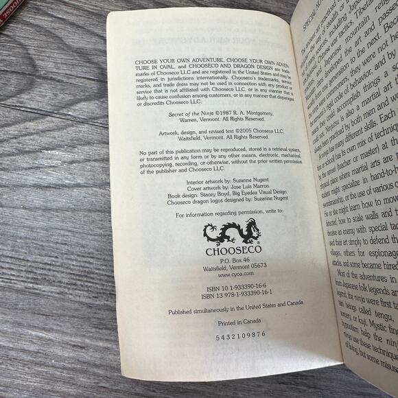 Choose Your Own Adventure Chooseco Books Lot Of 5 Ages 9-12 Paperback Classic - Picture 6 of 7